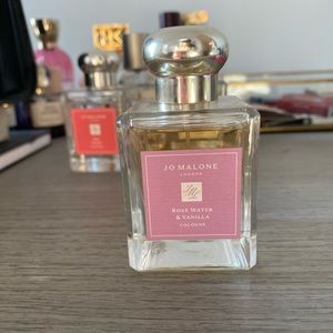 Jo Malone 1.7 ounce Rose Water and Vanilla - Barely Used